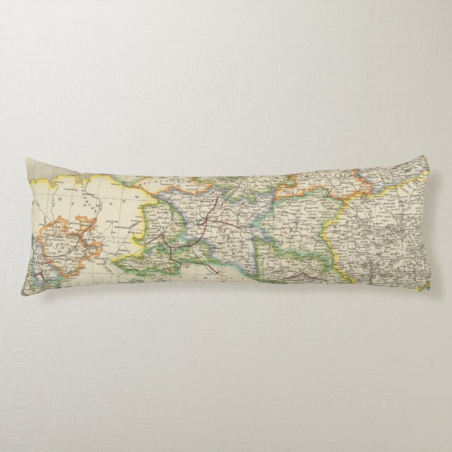 Coussins Longs La Prusse et la Pologne (Devant)