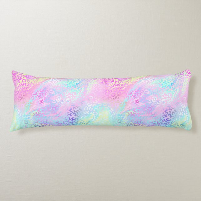 Coussins Longs La série Léopard Iridescent Design 10 (Devant)