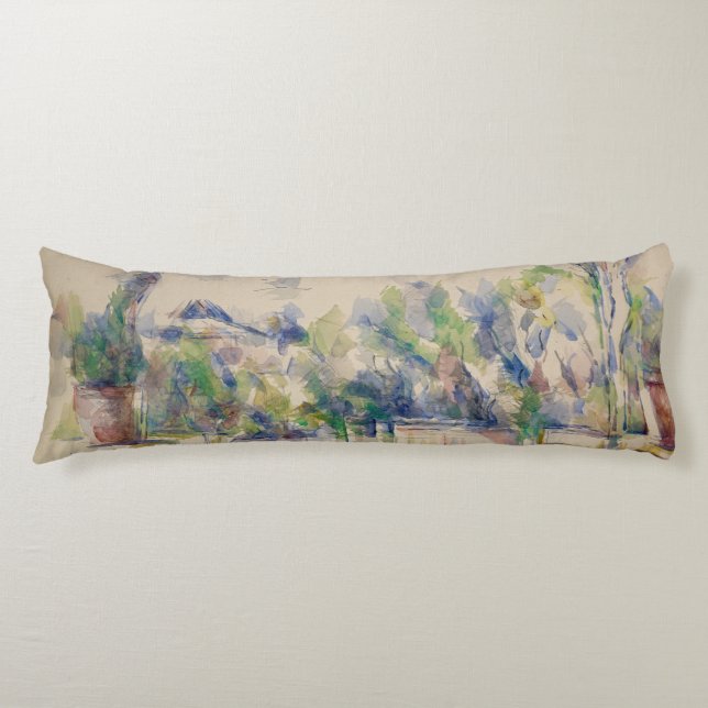 Coussins Longs La terrasse du jardin aux Lauves, Cézanne (Devant)