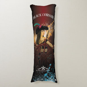 Coussins Longs Lady Black Corsair