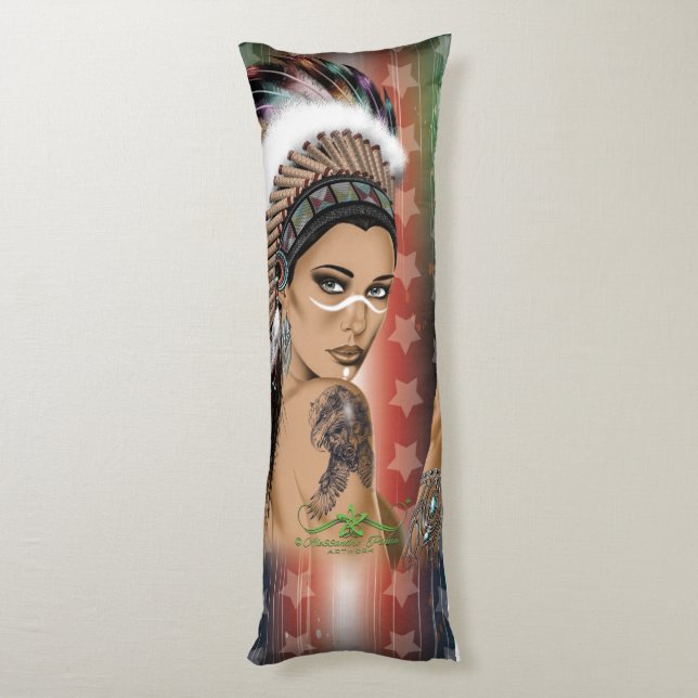 Coussins Longs Lady Sioux (Dos (Vertical))