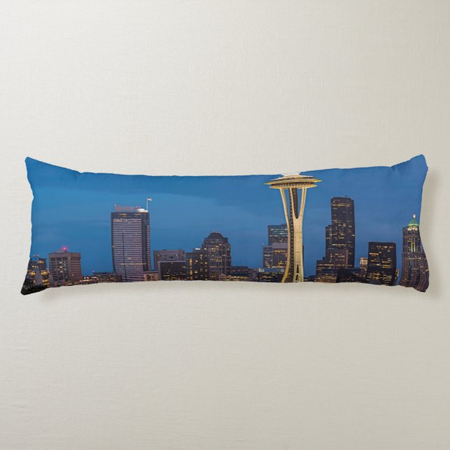 Coussins Longs L'aiguille de l'espace et Seattle du centre (Devant)