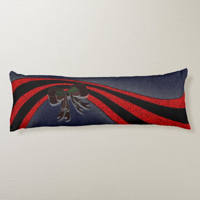 Coussins Longs Le Bow de Noël - (Dos)