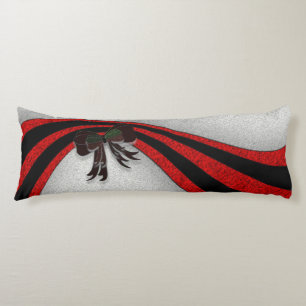 Coussins Longs Le Bow de Noël -