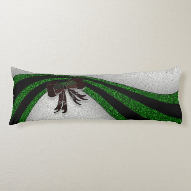 Coussins Longs Le Bow de Noël - (Devant)