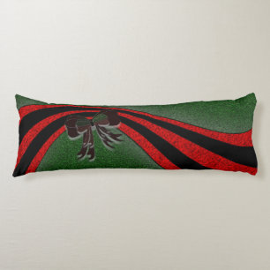 Coussins Longs Le Bow de Noël -