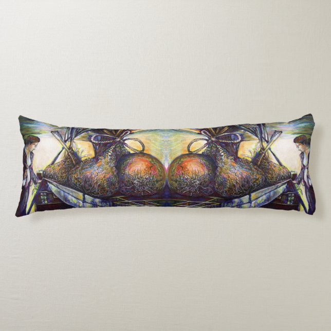 Coussins Longs Le destin hurlant de la vie (Devant)