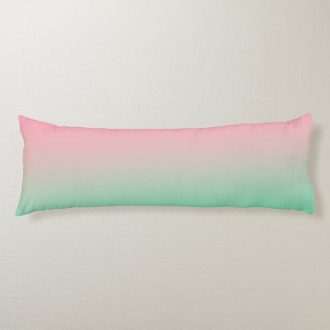 Coussins Longs Le rose pastel et le vert pâle devraient toujours  (Devant)