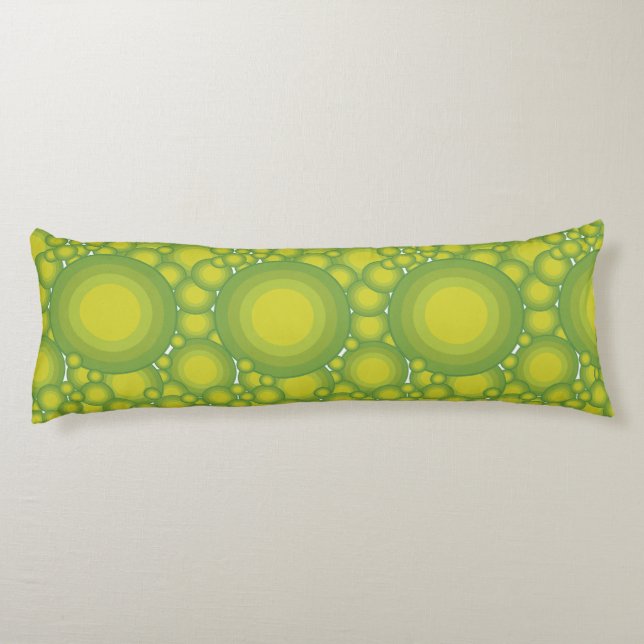 Coussins Longs Les bulles vertes (Dos)