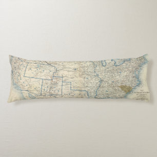 Coussins Longs Les Etats-Unis en décembre 1860