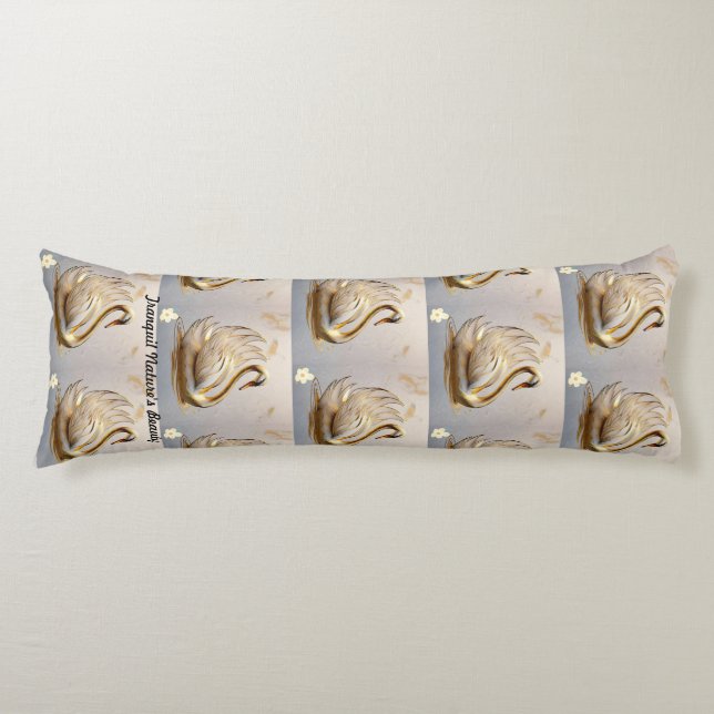 Coussins Longs "Les réflexions de Swan sur la beauté" (Devant)