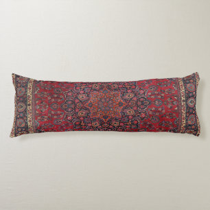 Coussins Longs L'étoile rouge pourpre bleu perse