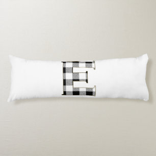 Coussins Longs Lettre En vichy E