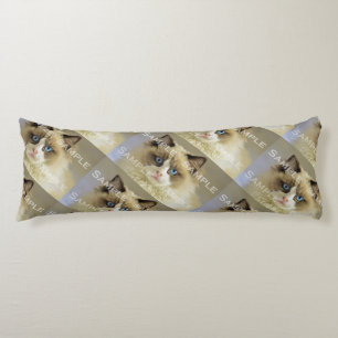 Coussins Longs L'hommage   de photo de chat personnalisent la