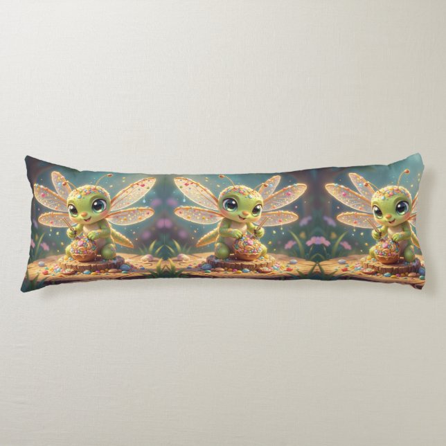 Coussins Longs Libellule – Nectar stellaire de la nuit silencieus (Devant)