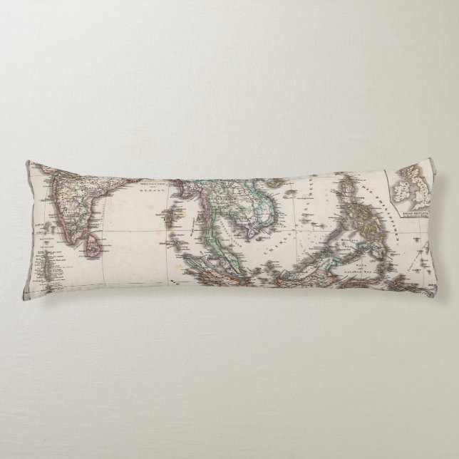 Coussins Longs L'Inde est (Devant)