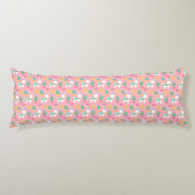 Coussins Longs Llama Motif (Devant)