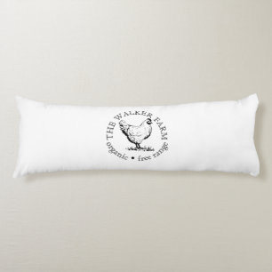 Coussins Longs Logo promotionnel pour petite entreprise agricole