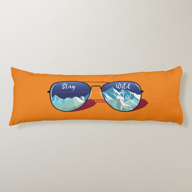 Coussins Longs Lunettes de soleil de montagne (Devant)