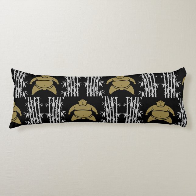 Coussins Longs lutteur de sumo (Devant)