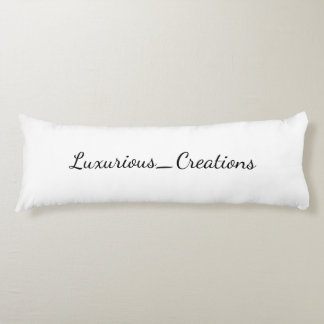 Coussins Longs Luxurious_Creations Lance Le logo de l'oreiller
