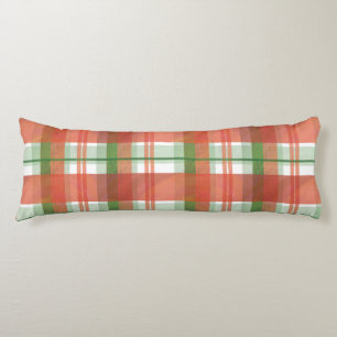 Coussins Longs Madras Plaid Noël