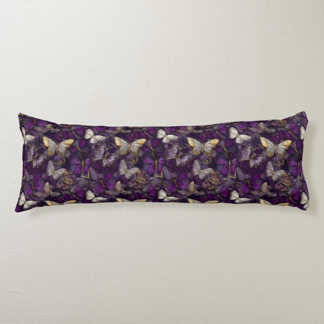 Coussins Longs Maison de camouflage de papillon Texture Chauffeus (Devant)