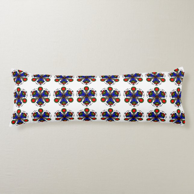 Coussins Longs Mandala Boho Royal (Devant)