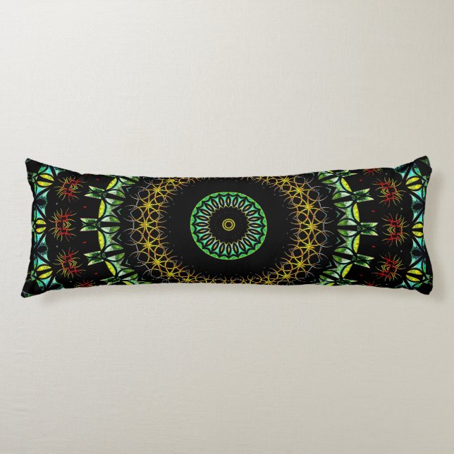 Coussins Longs Mandala de rêve (Devant)