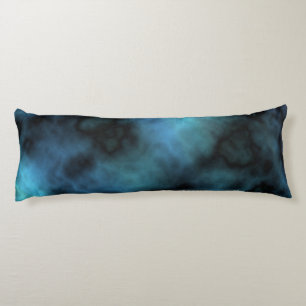 Coussins Longs Marbre Bleu Cosmic Faux