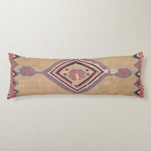 Coussins Longs Médaillon rose brun Bébé Cowboy bleu