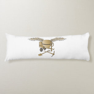 Coussins Longs Mélangeur en béton beige