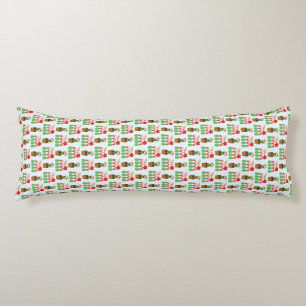 Coussins Longs Mele Kalikimaka Hawaiian Pineapple Merry Christmas