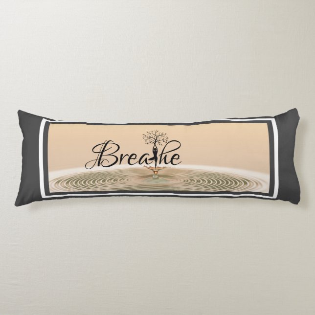 Coussins Longs Mindfulness Yoga Arbre de vie Oreiller corps (Devant)