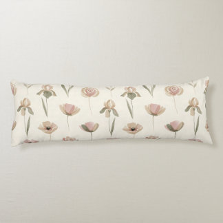Coussins Longs Minimalist Spring Floral Body Pillow