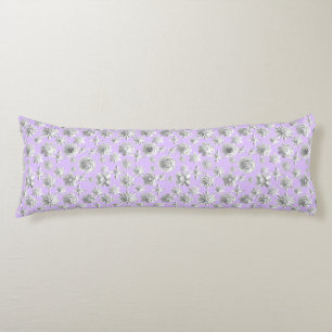 Coussins Longs Modèle floral 3D 01.wx4.Lpink BG
