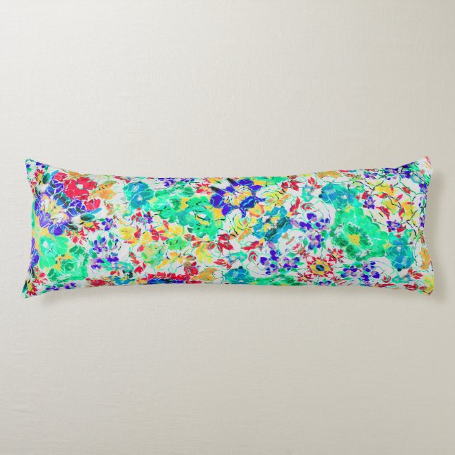 Coussins Longs Modèle floral abstrait mignon (Devant)