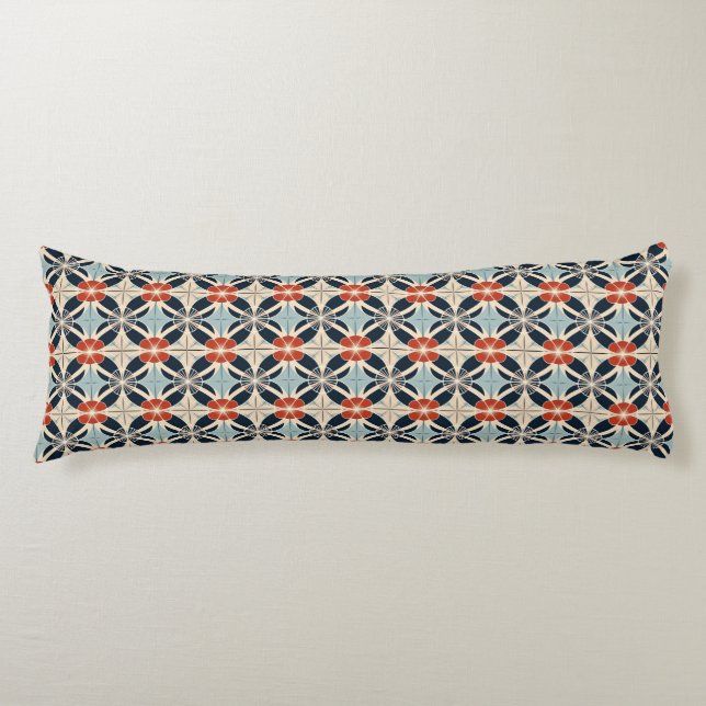 Coussins Longs Modèle floral japonais (Devant)