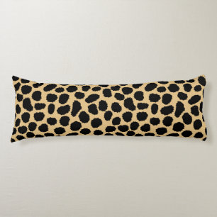 Coussins Longs Modern Chic Wildlife Cheetah Poster de animal Moti