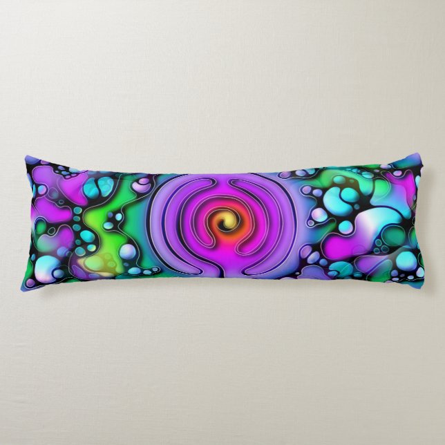 Coussins Longs Modes de vie - Art Neurographique Motif 2 (Devant)