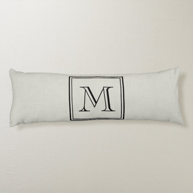Coussins Longs Monogramme fait sur commande (Dos)