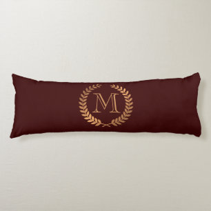 Coussins Longs Monogramme Golden Laurel Wreath