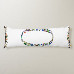 Coussins Longs Monogramme 'O'