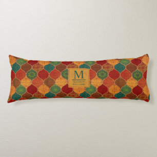 Coussins Longs Mosaique géométrique marocaine sans couture modèle