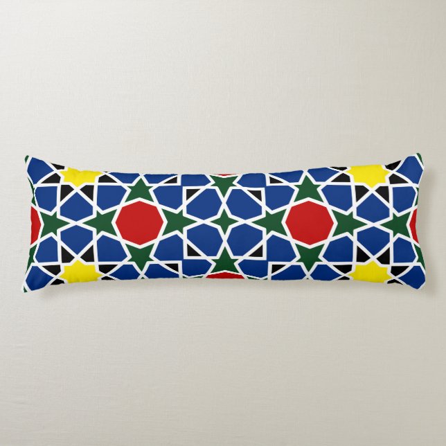 Coussins Longs Mosaïque marocaine Mosaïque géométrique Motif (Devant)