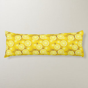 Coussins Longs Motif 2 de citron