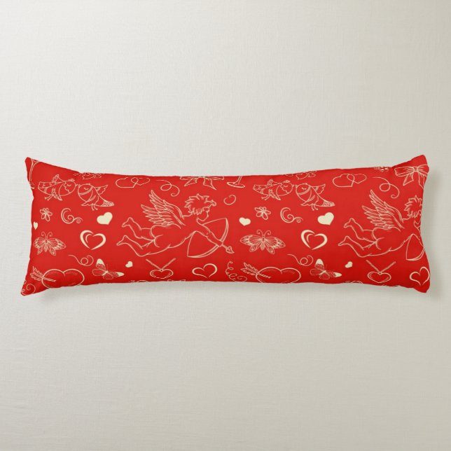 Coussins Longs Motif 2 de Valentine (Devant)