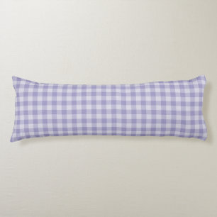 Coussins Longs Motif à carreaux violet