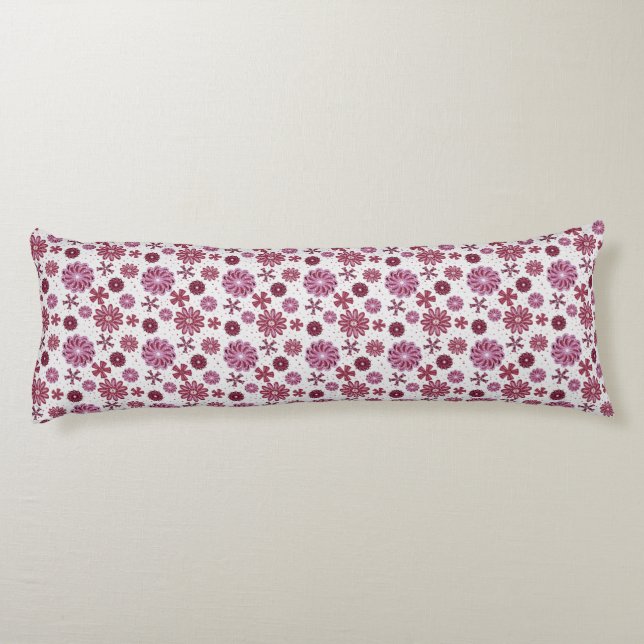 Coussins Longs Motif Abstrait Pastel Purple (Dos)