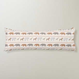 Coussins Longs Motif africain 1 d'animaux